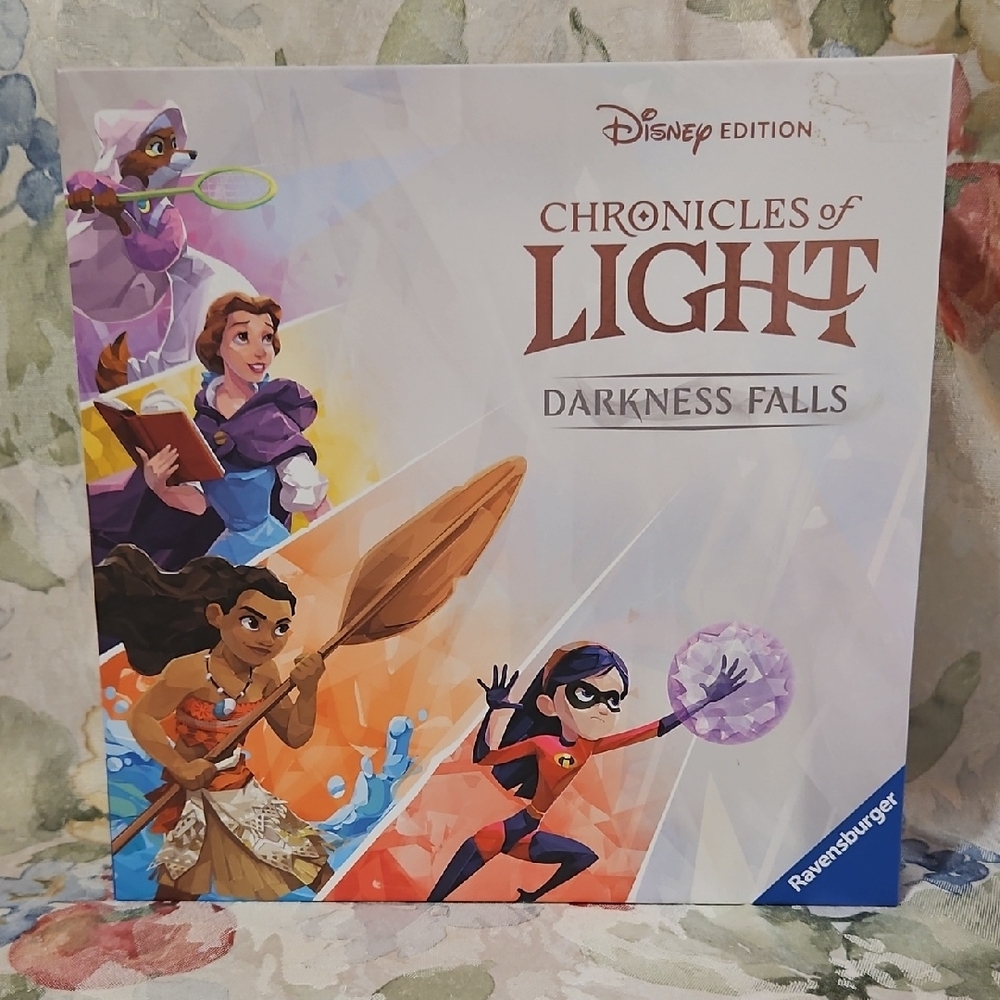 DISNEY EDITION Chronicles of Light: Darkness Falls Board Game|Ages 8+|1-4 Playrs